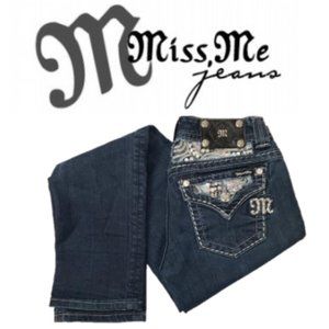 Miss Me Cropped Skinny Sequin Pocket JE5758V3
